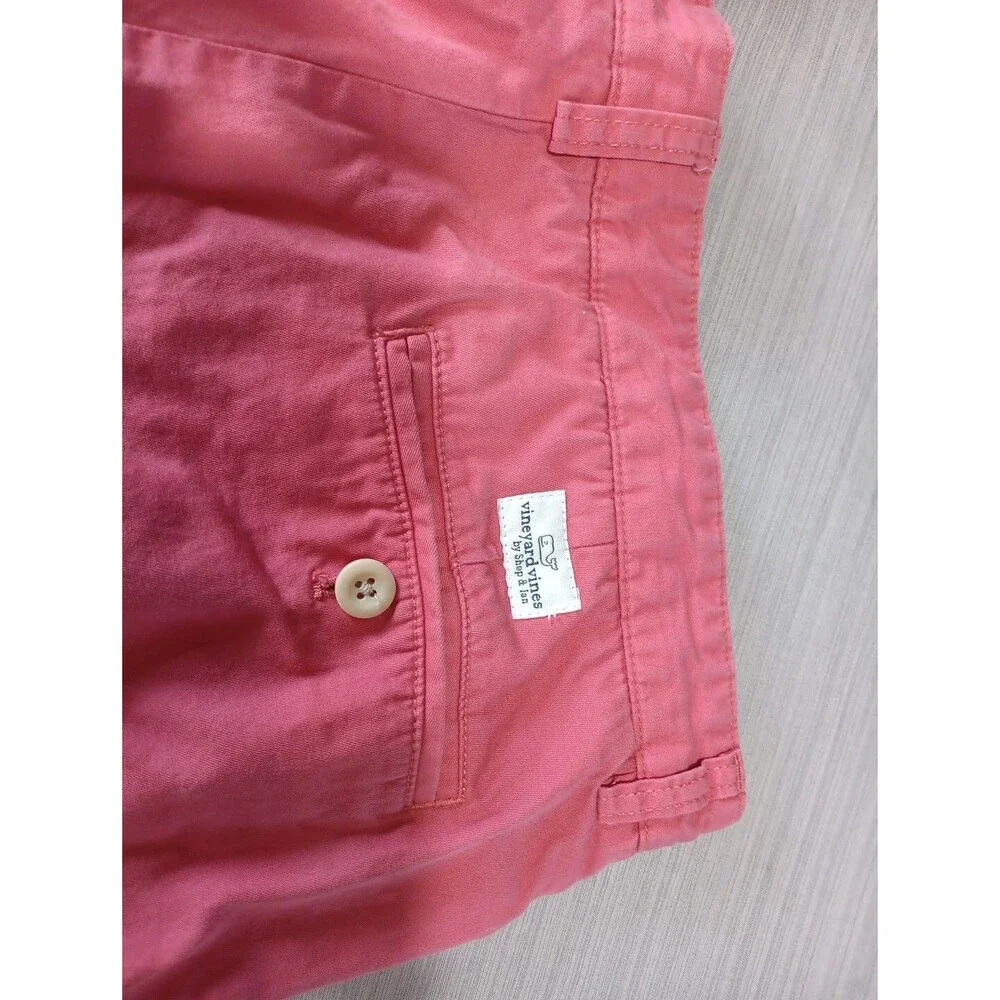 Vineyard Vines Shorts Mens Size 34 Pink Golf  Casual *See Pictures For Condition